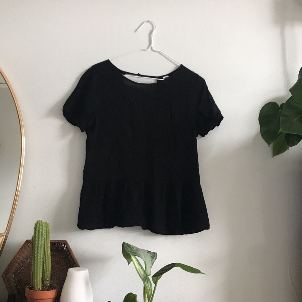 Old Navy Black Blouse